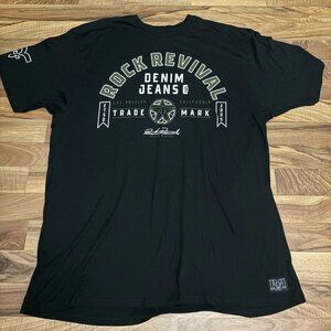 Men Rock Revival T Shirt Size XXL